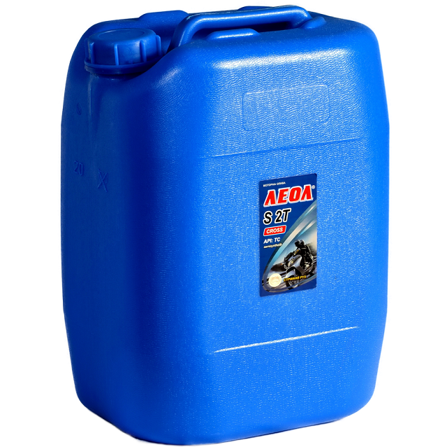 Масло двотактне напівсинтетичне S 2Т SAE 30 API ТС ЛЕОЛ CROSS Каністра 20л